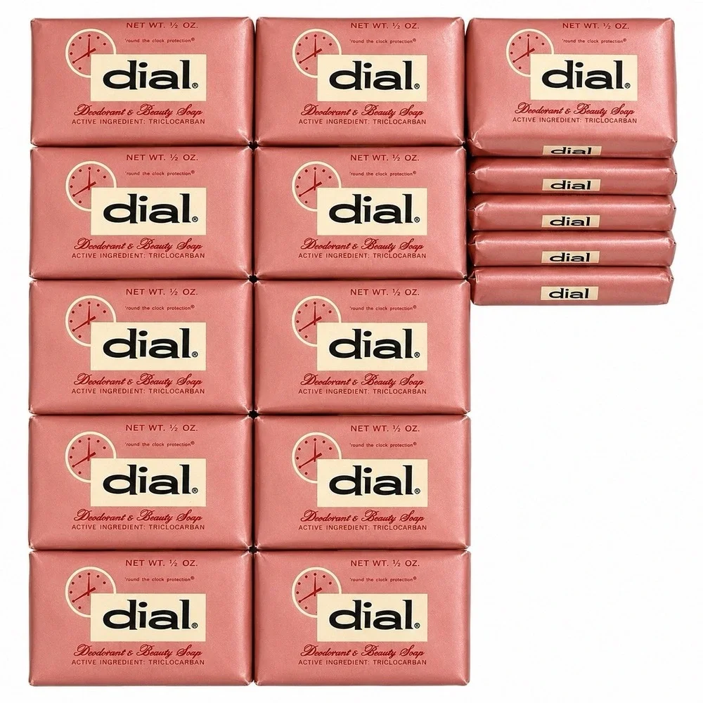 Vintage Dial Bar Soap Pink Deodorant & Beauty Bars 1/2 oz NOS Sealed- Lot of 58